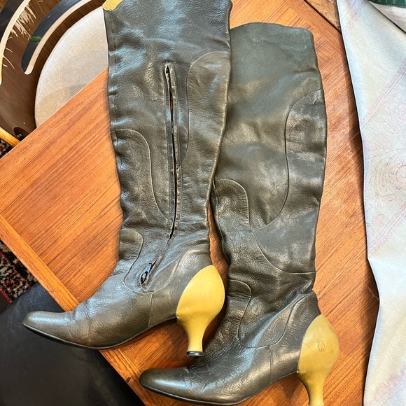FLY VINTAGE HIGH BOOTS - Picture 1 of 5